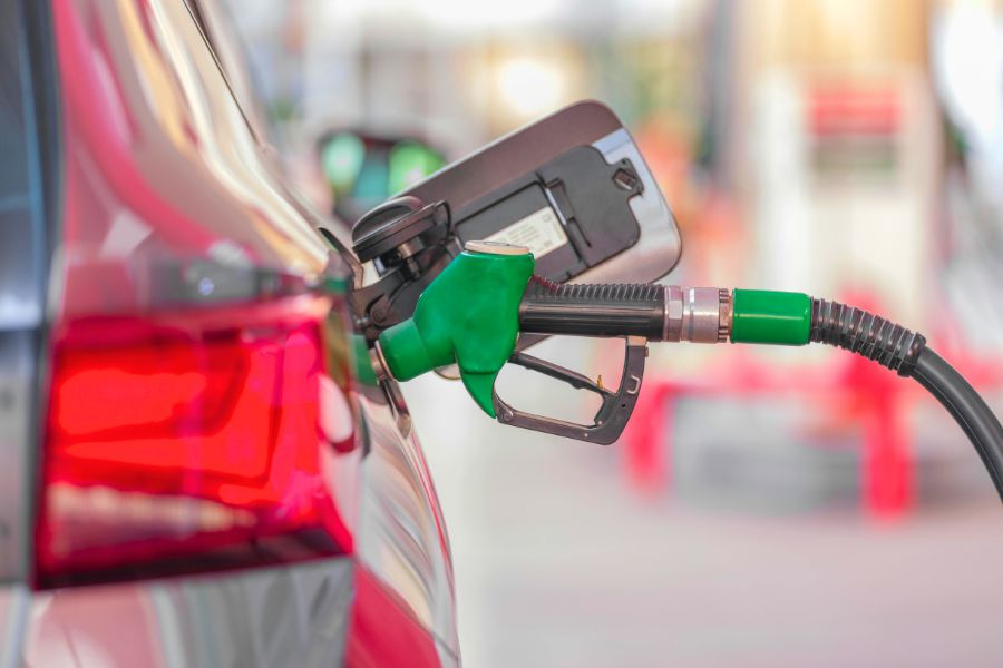 Distributor on a petrol station